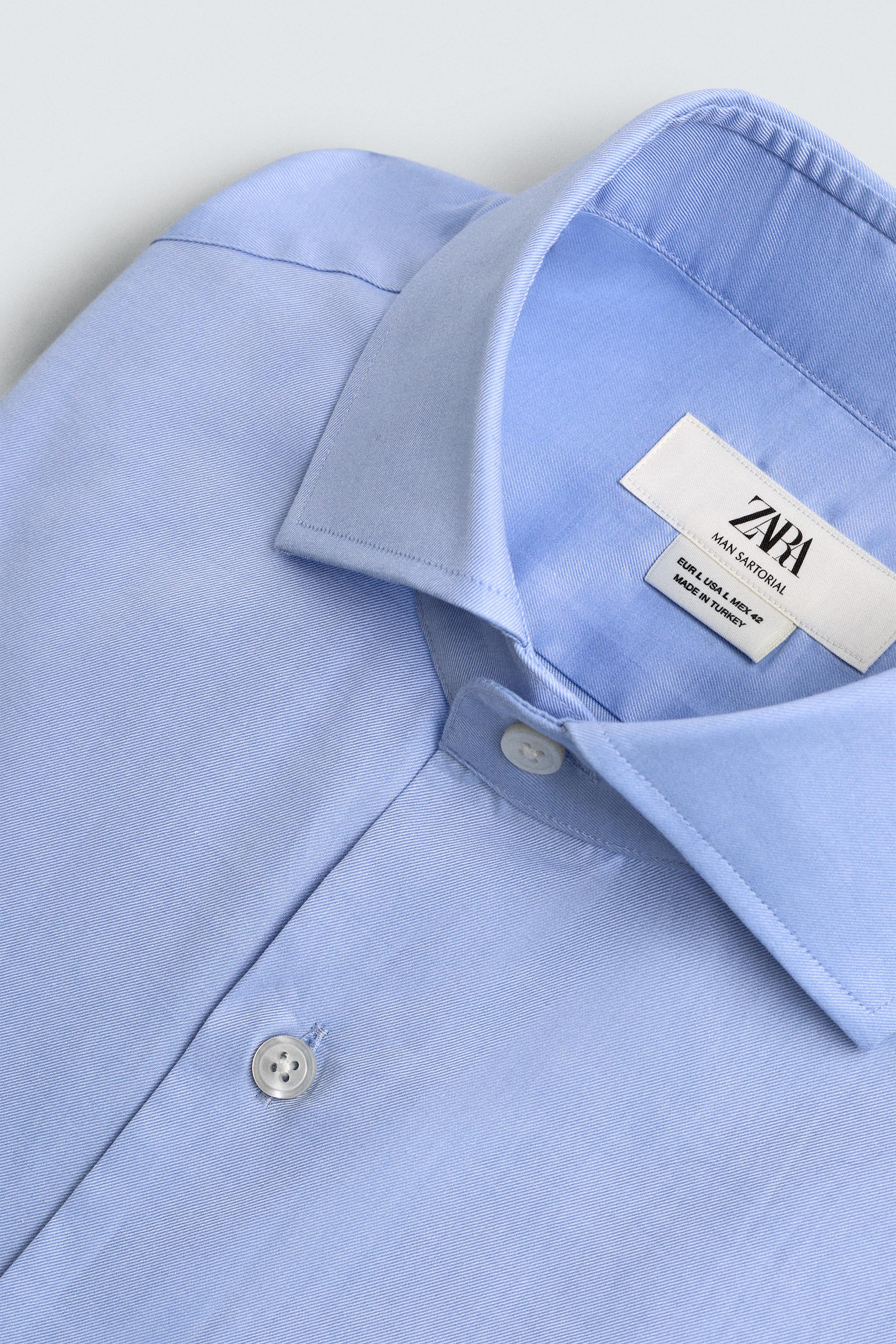 TEXTURED FRENCH CUFF SHIRT